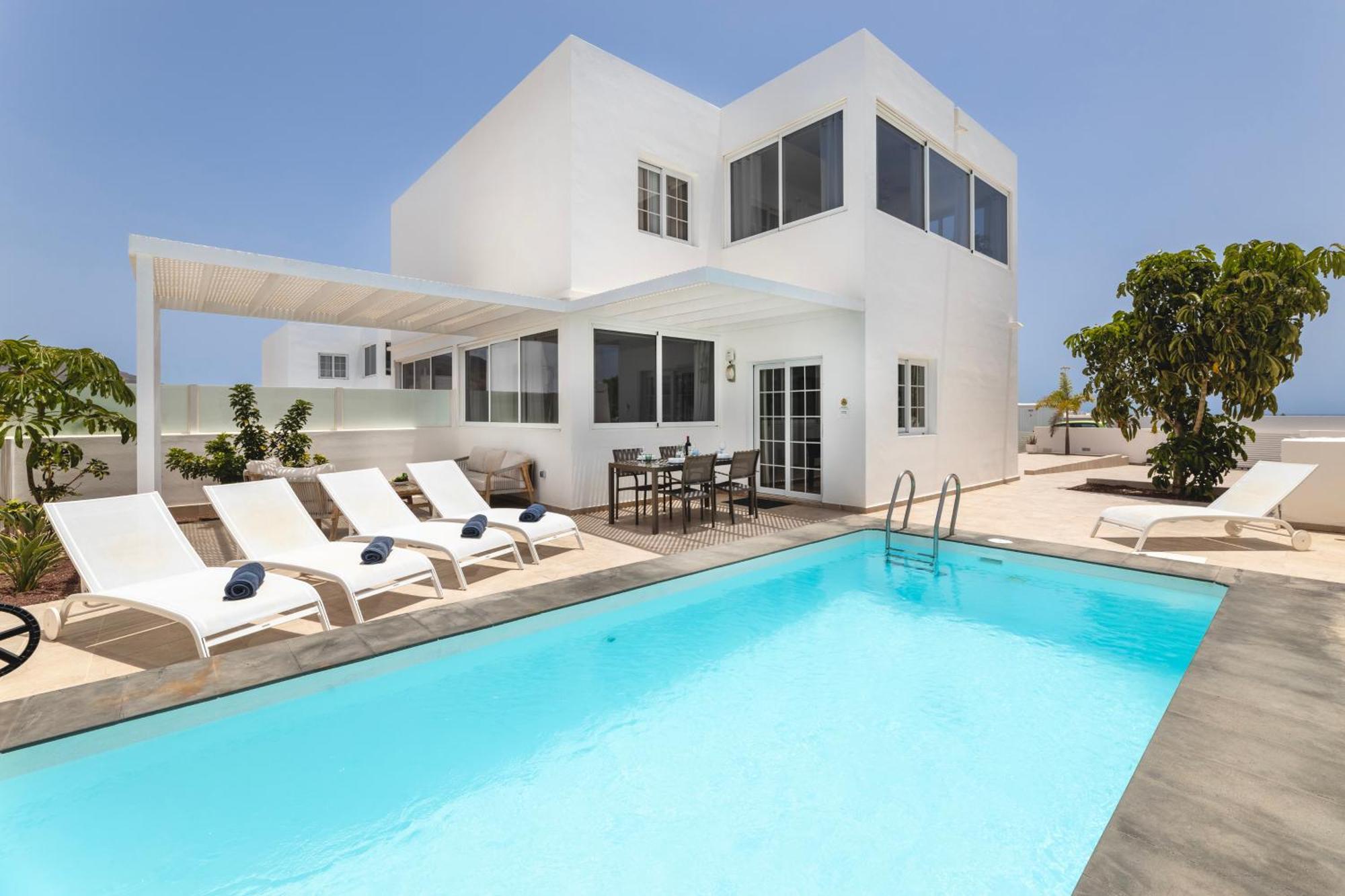 Villa Atlantica - Heated Pool In Playa Blanca Kültér fotó