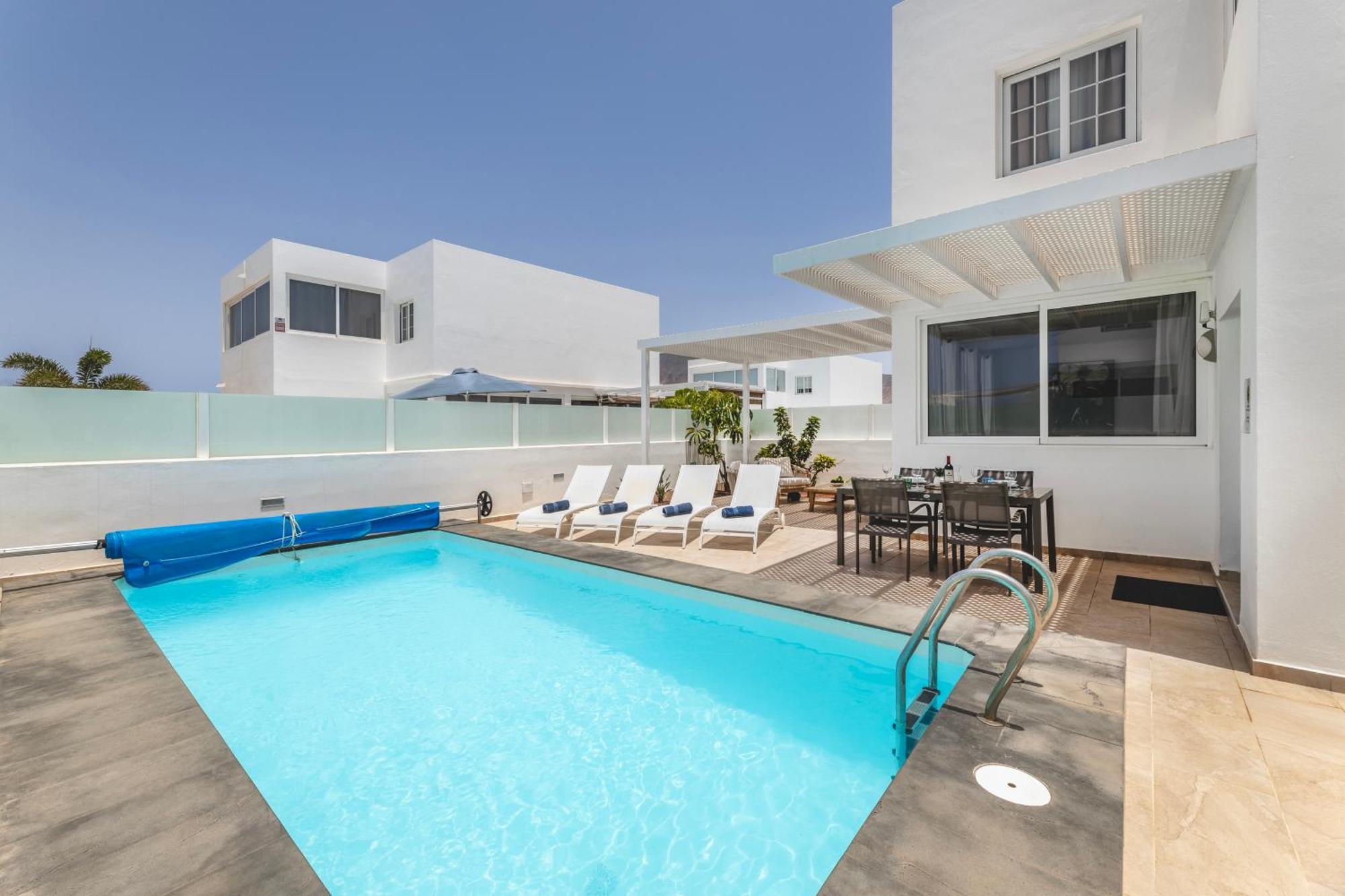Villa Atlantica - Heated Pool In Playa Blanca Kültér fotó