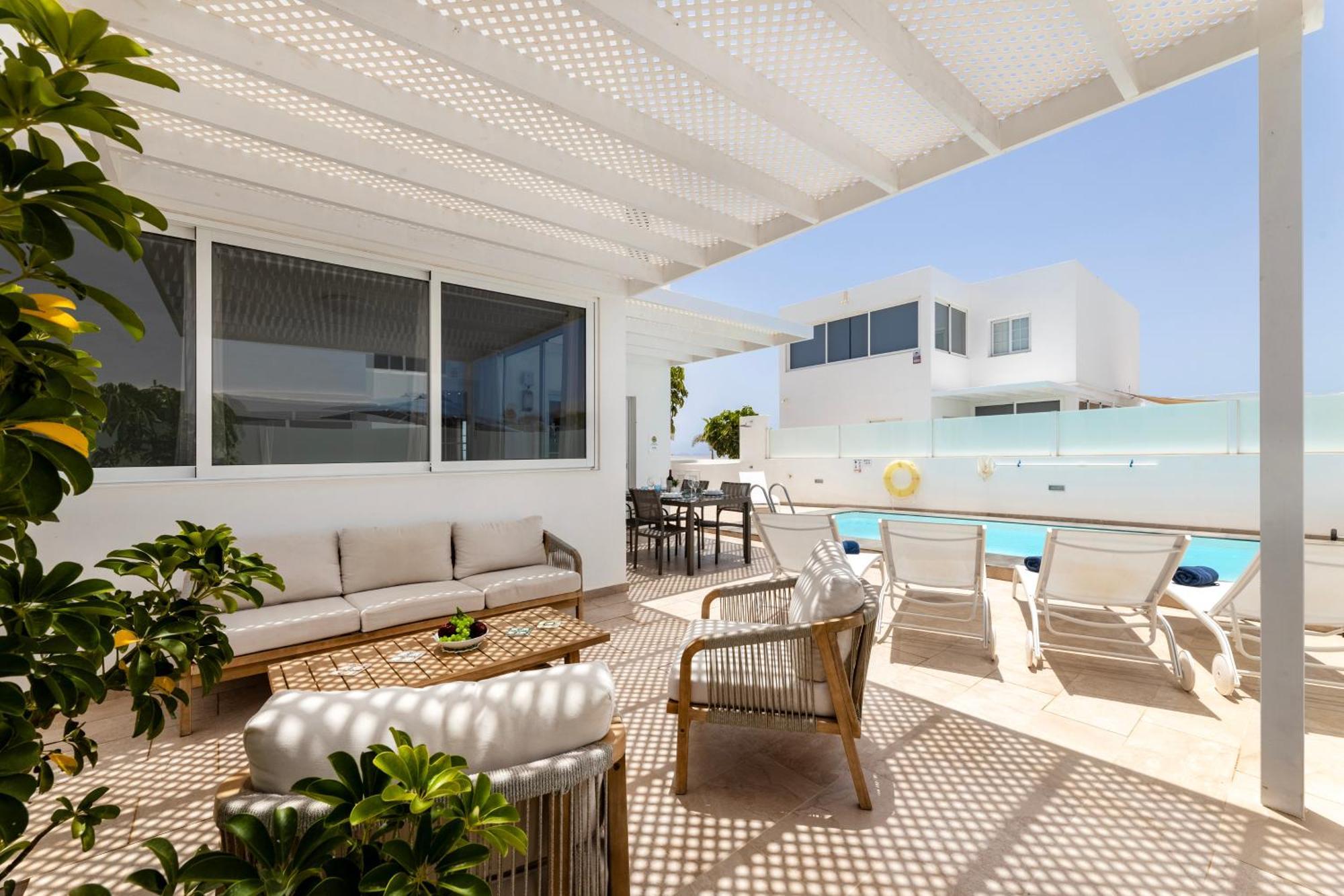 Villa Atlantica - Heated Pool In Playa Blanca Kültér fotó